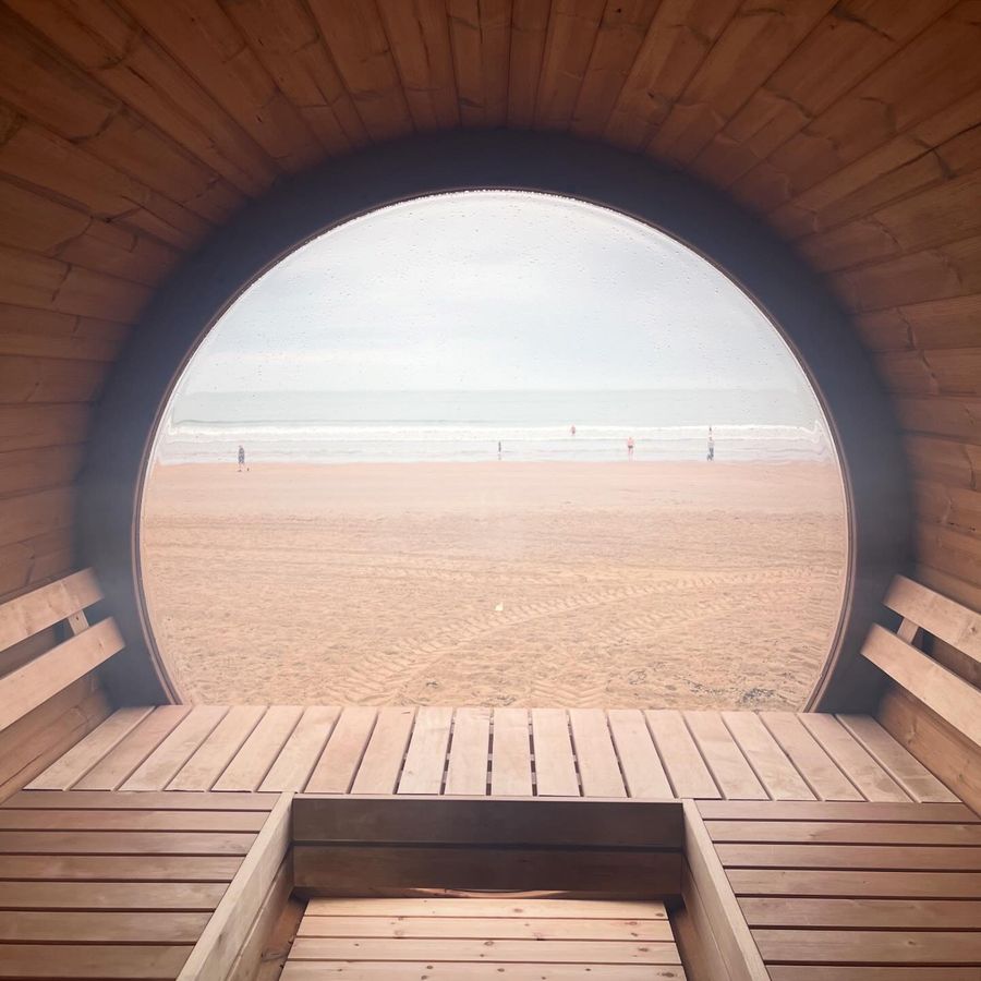 Beach Sauna View